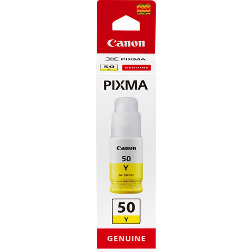 Canon GI-50 Y, High Yield, Ink Bottle, Yellow Canon GI-50 Y, High Yield, Ink Bottle, Yellow